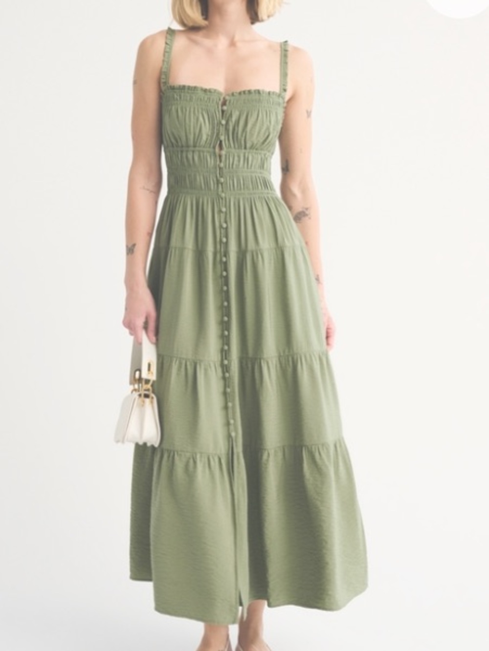 ISO Smocked Maxi Dress